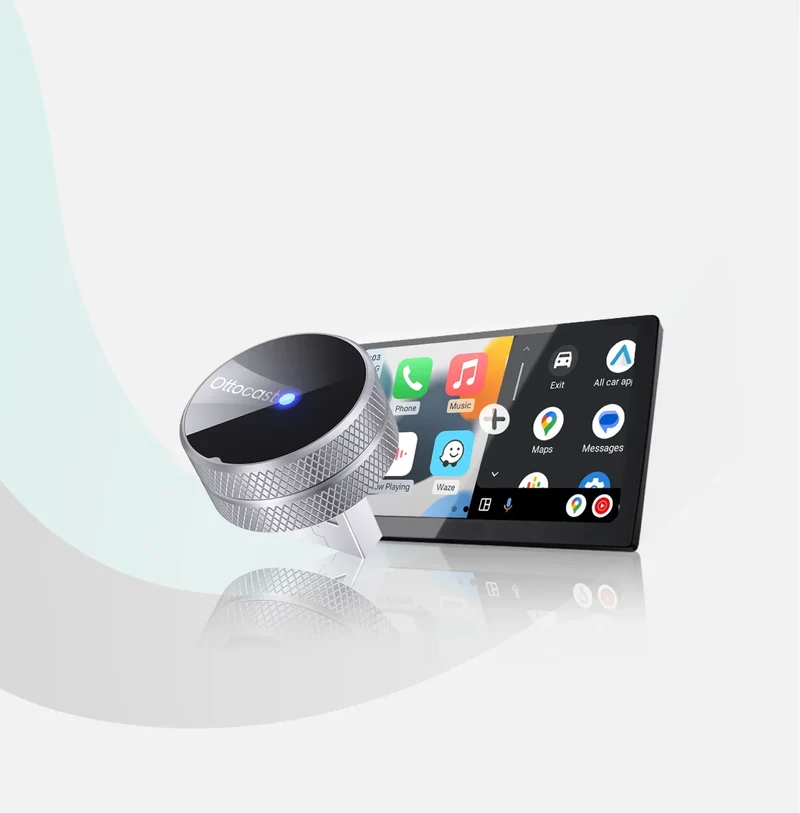 Ottocst® Mini Tube – Adattatore Wireless CarPlay e Android Auto