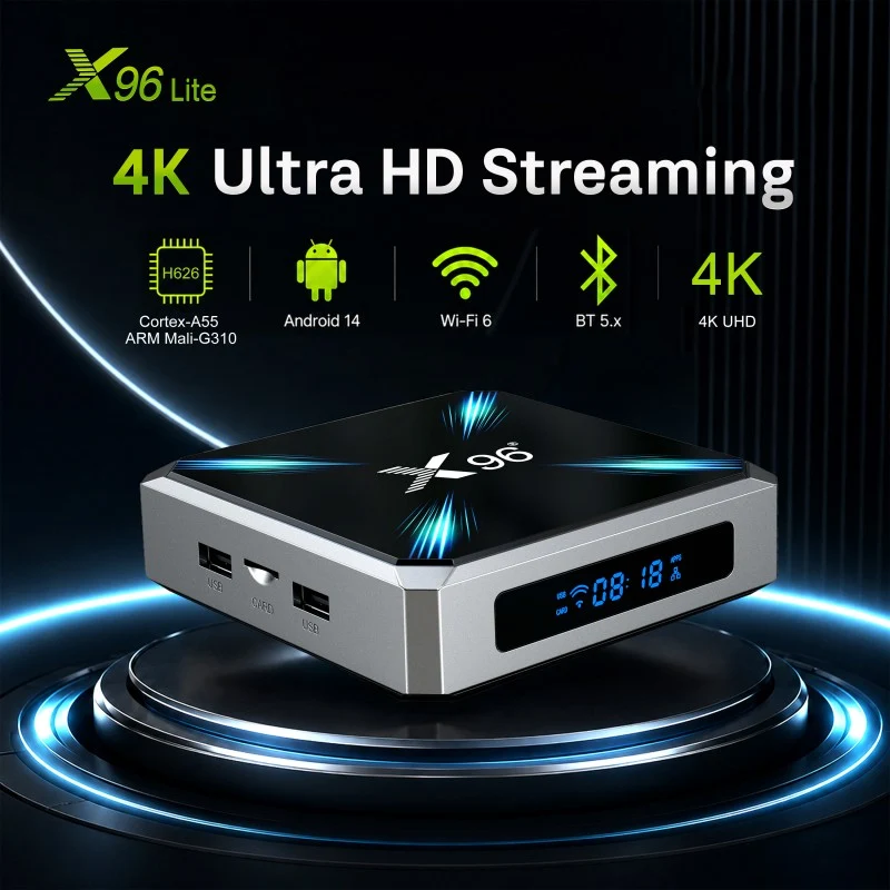 Lancio del nuovo TV Box Allwinner H626 per l'intrattenimento domestico in 4K: sistema operativo Android TV 14 | Wi-Fi 6 | AV1 | HDMI 2.1 (TMDS) | CEC | USB 3.1 / USB 2.0 | Ethernet 1000M