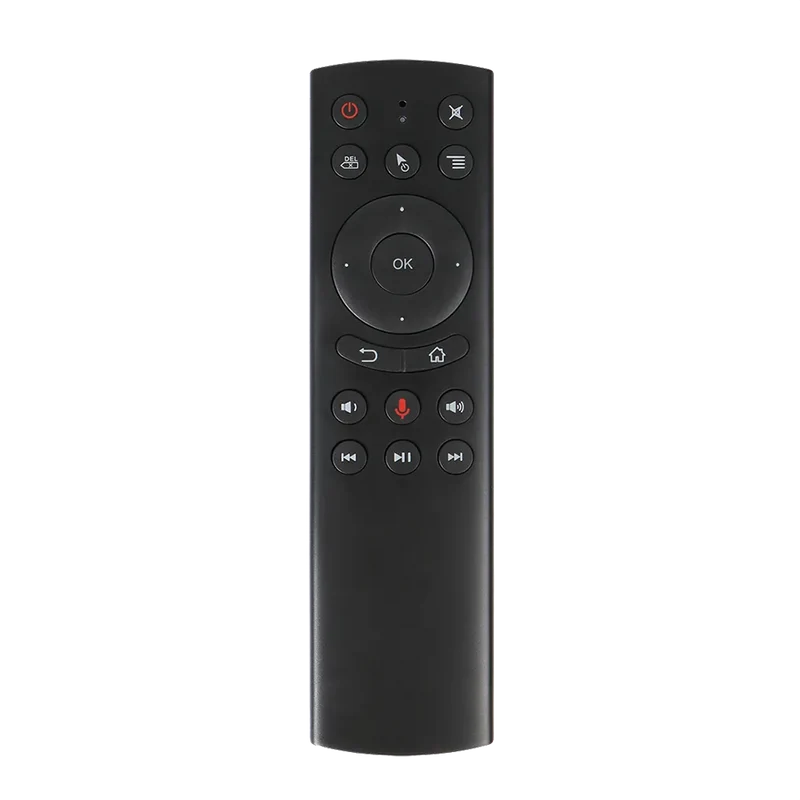 Telecomando vocale G20S Fly Air Mouse Microfono wireless 2.4G con giroscopio a 6 assi opzionale
