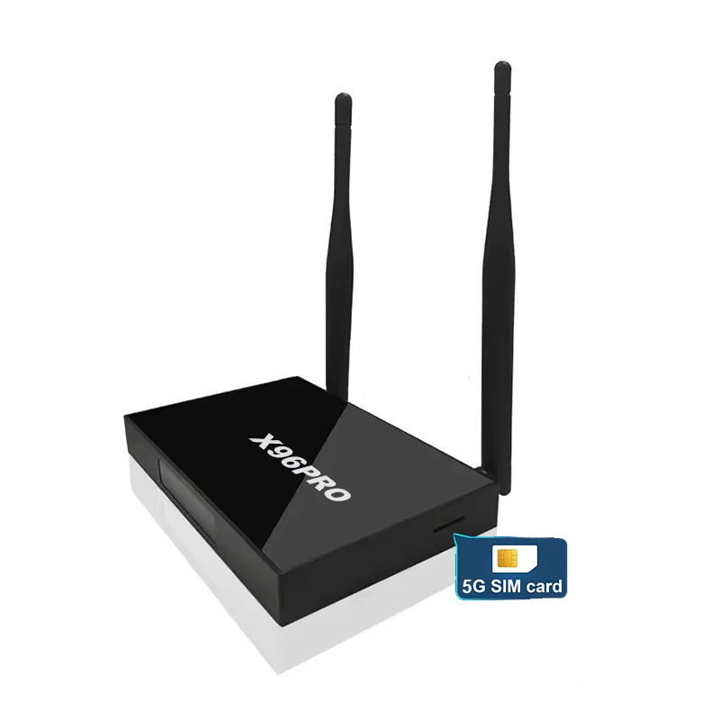 Lettore di segnaletica digitale OTT Box X96PRO 4G/5G-LTE con slot per scheda SIM