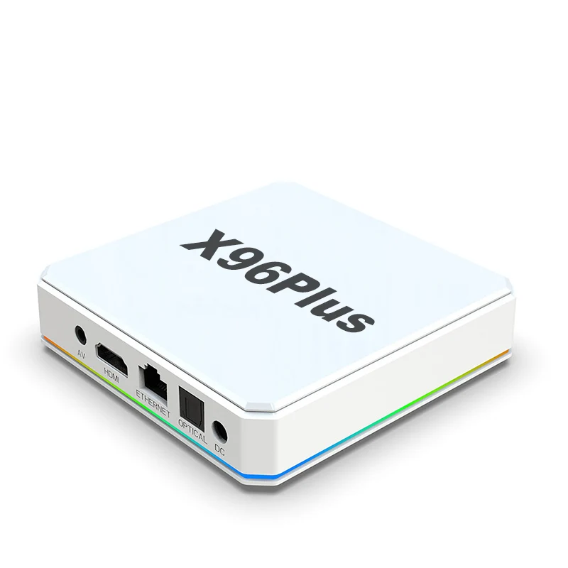 X96Plus Amlogic S905X4 Quad Core TV Box - Lettore di segnaletica digitale bianco
