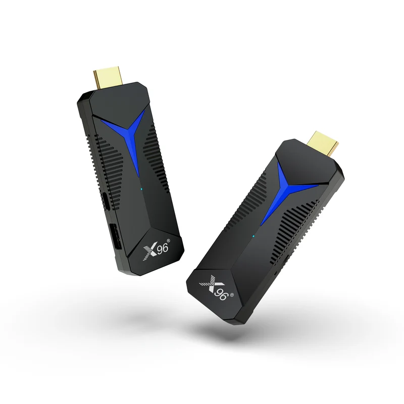 Chiavetta TV Android X96 S600 con telecomando vocale Dongle TV con scheda SD Allwinner H313