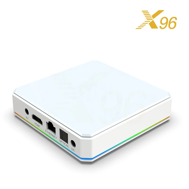 TV-Box quad-core X96 X4 Amlogic S905X4 - bianco