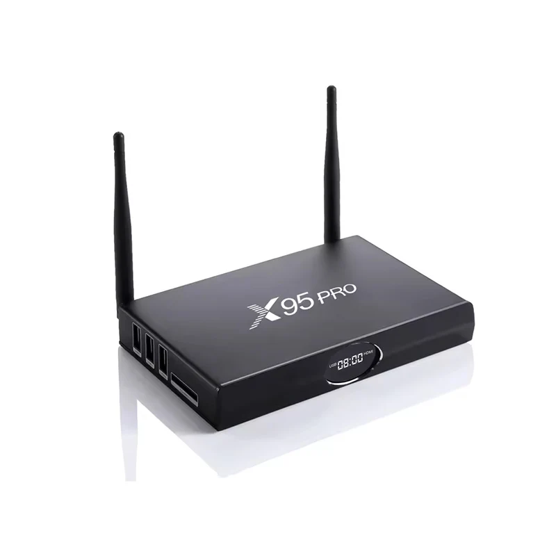 Lettore multimediale Wi-Fi X95 Pro Amlogic S905X Ouad-core Internet TV Box