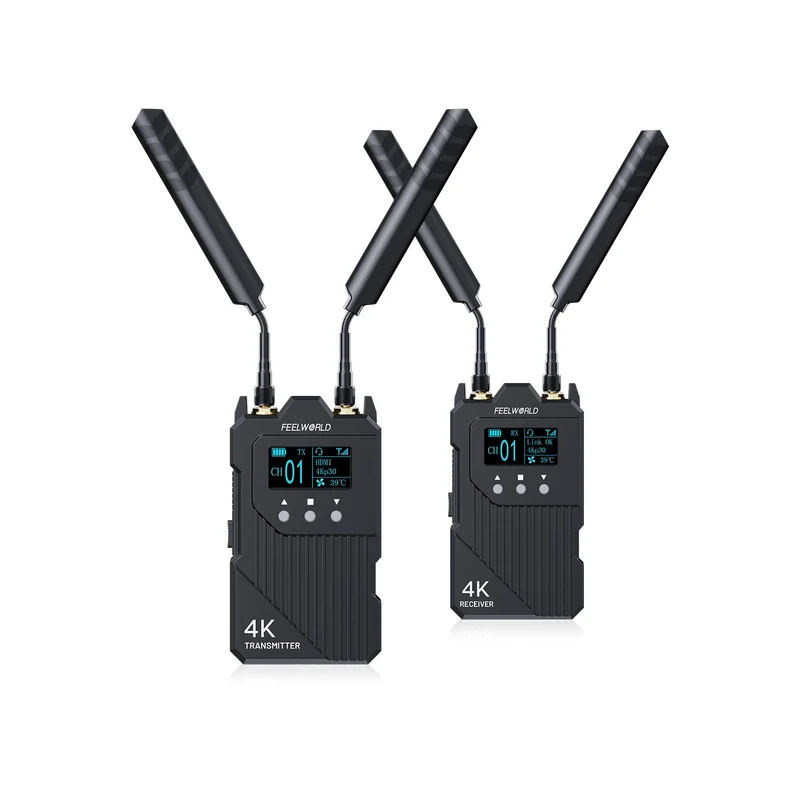 Sistema di trasmissione video wireless FEELWORLD WT1H 4K, doppio citofono HDMI Full Duplex, streaming live