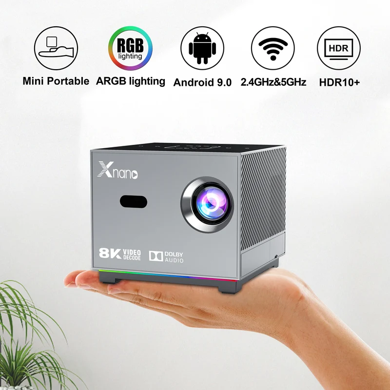 Mini proiettore portatile 5G WIFI 720P Proiettore domestico