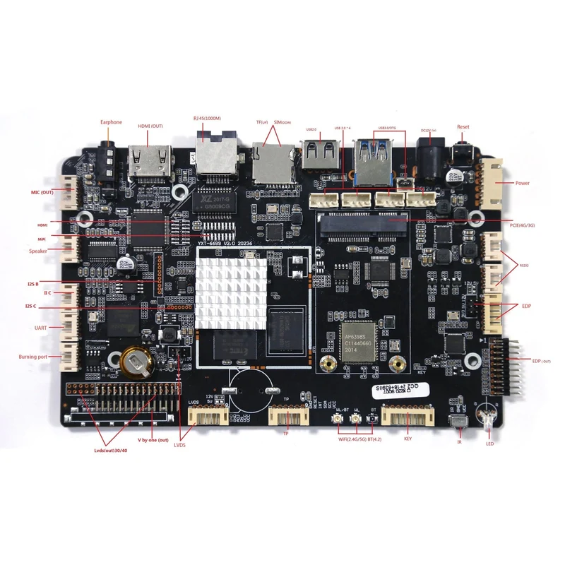 Scheda segnaletica digitale Android Amlogic S905D3