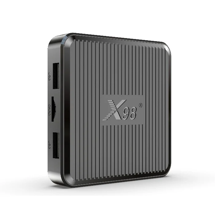 X98Q Amlogic S905W2 Quad Core 4K Dual WiFi Android TV Box Lettore di segnaletica digitale