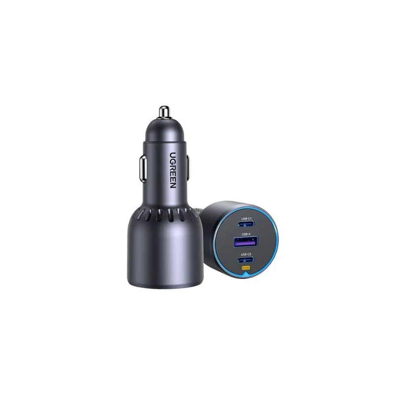 UGREEN 75W 3-Port Fast Car Charger