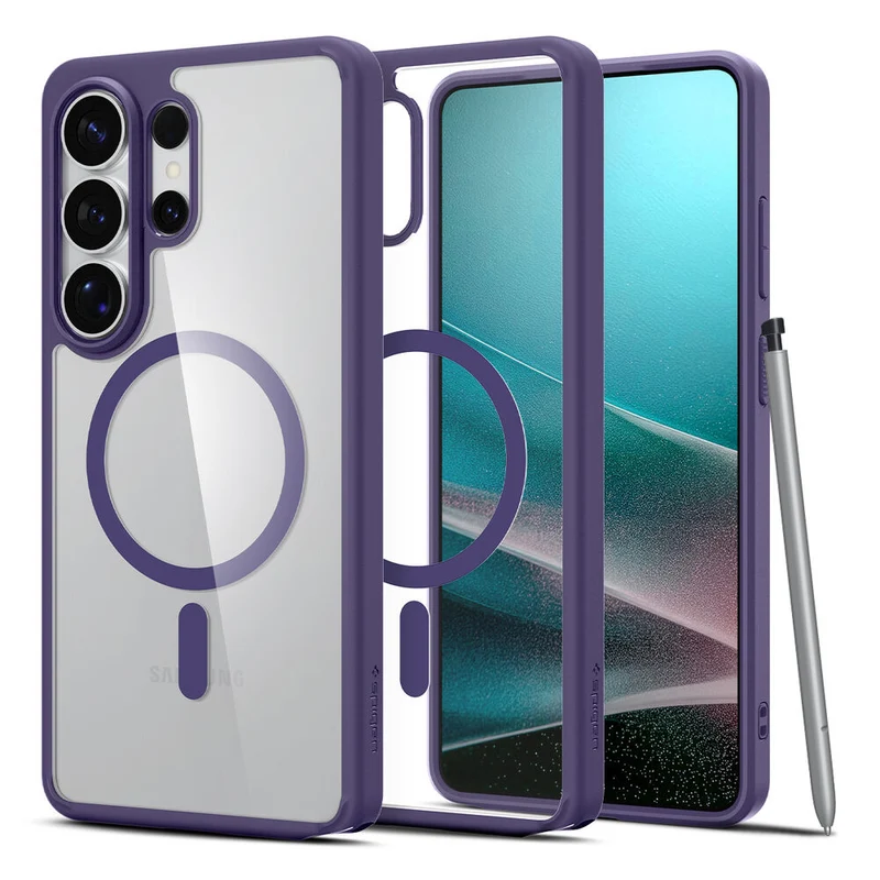 Spigen Galaxy S26 Ultra Ultra Hybrid (MagFit) Case (Deep Purple)