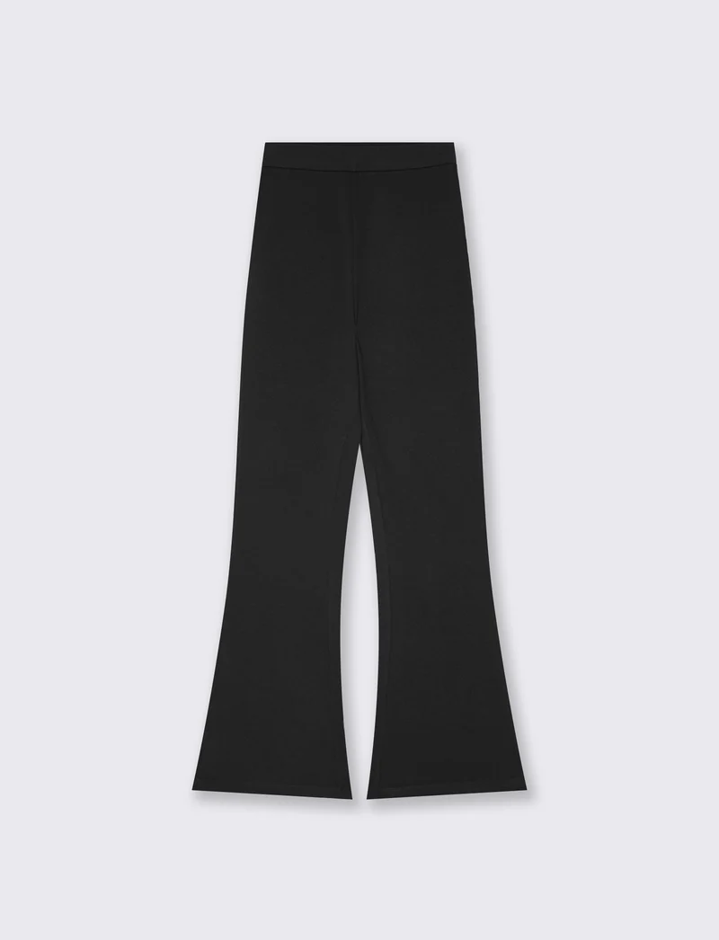Fuseaux flare: stile e comfort unici - Nero