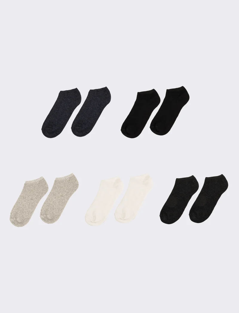 Calzino promo uomo 5 paia sneakers - Multicolore