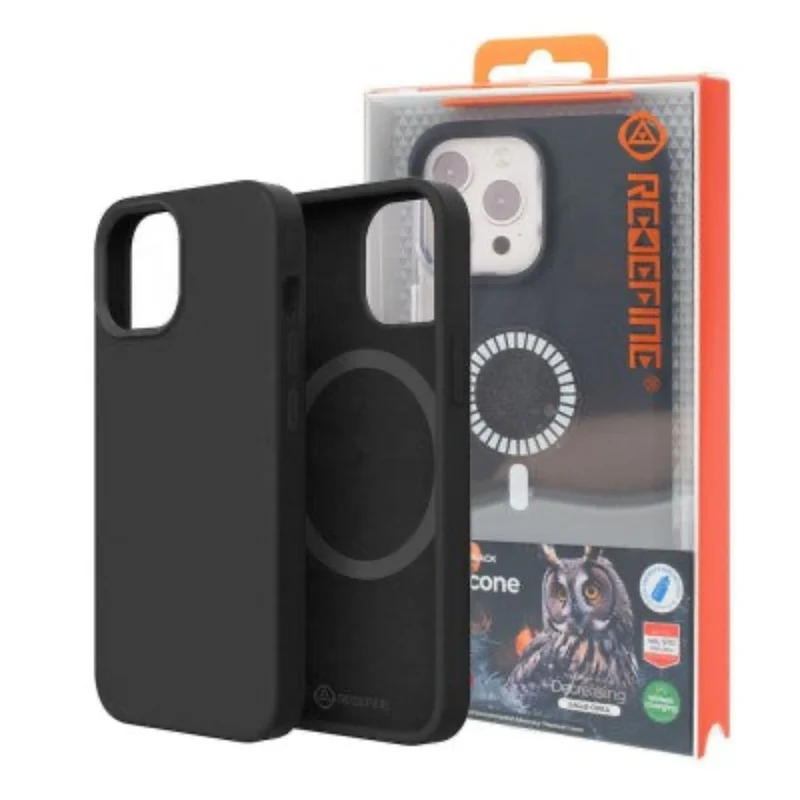 Redefine Liquid Silicone For iPhone 16 Plus - Black
