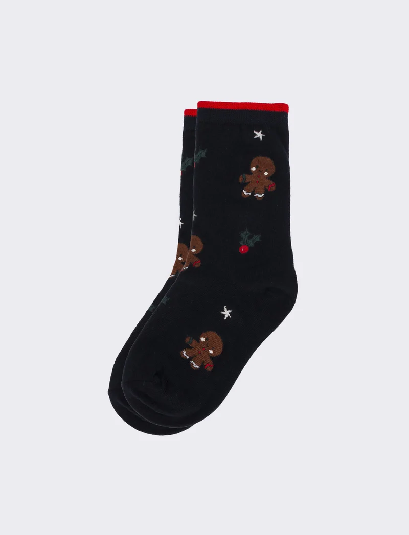 Calzino natale bambino - Blu
