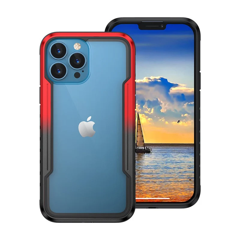 Redefine Shield case for iPhone 14 Plus - Black Red
