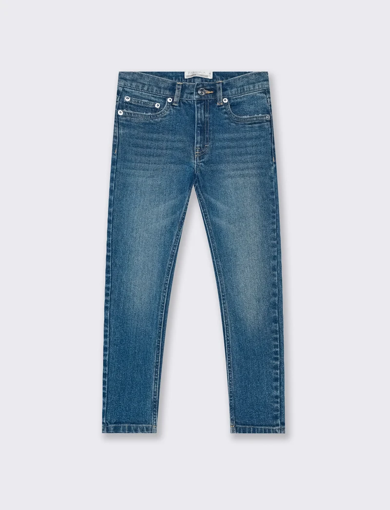 Jeans skinny da bambina. - Denim