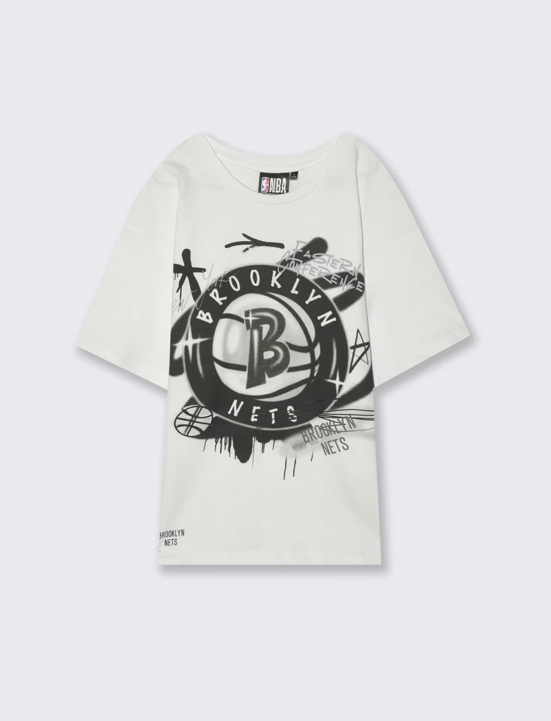 Magliette in cotone NBA da bambino - Bianco