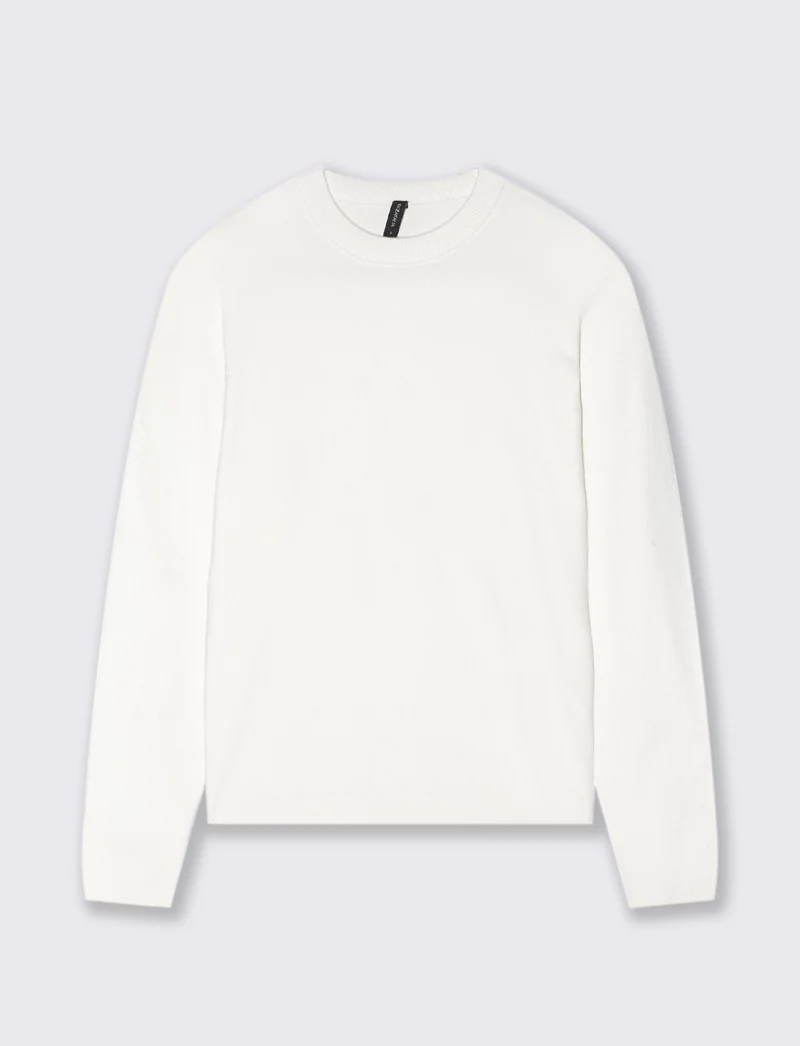 PULLOVER BASICO - Avorio