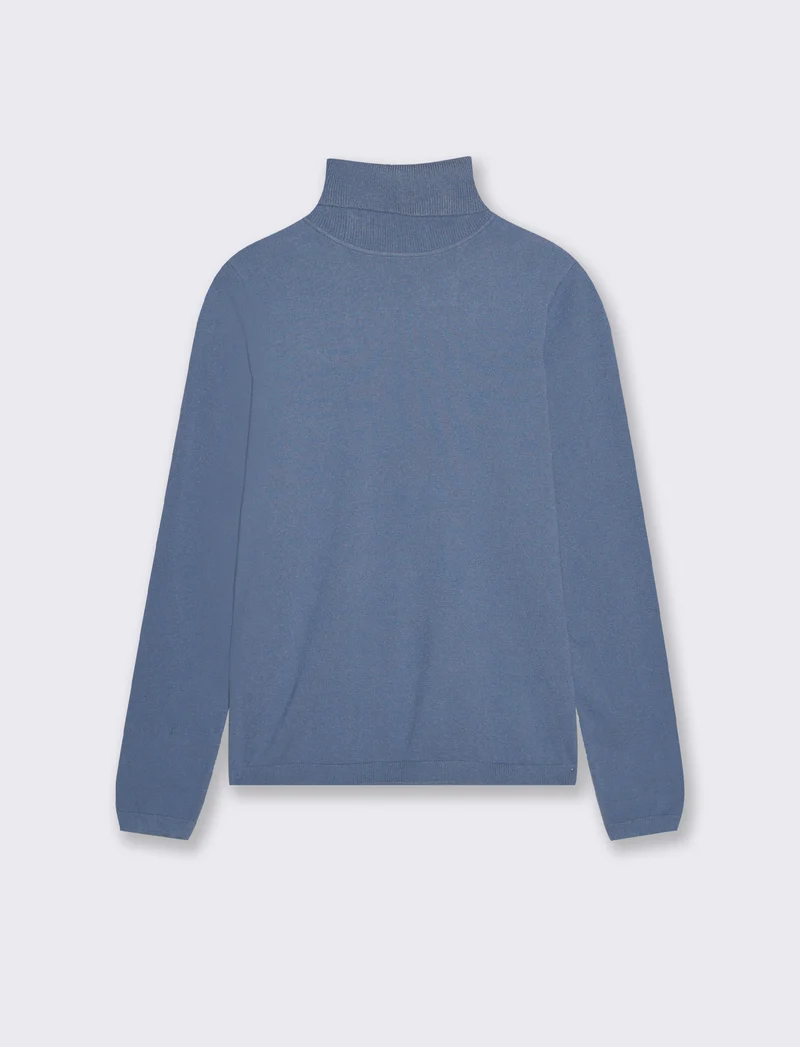 PULLOVER BASICO - Denim