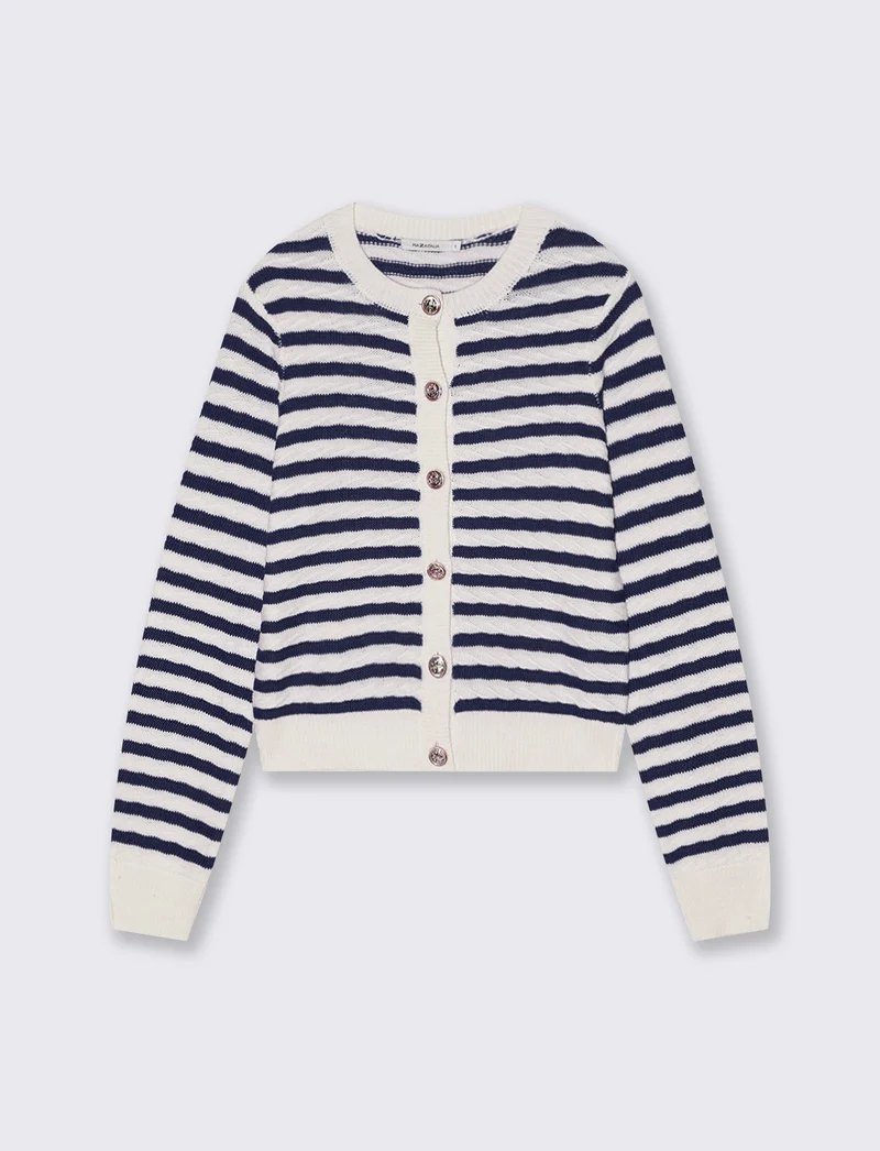 Cardigan Manica Lunga a Treccia - var 1
