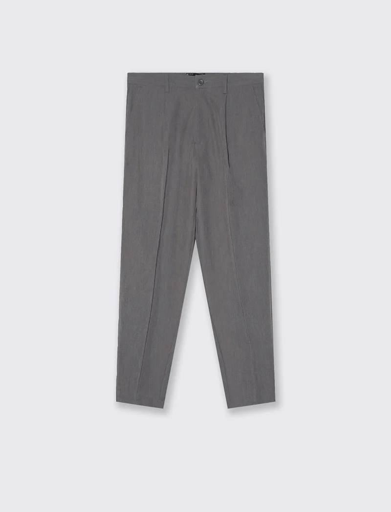PANTALONI CHINO RELAXED EASY PANT - Grigio mel.